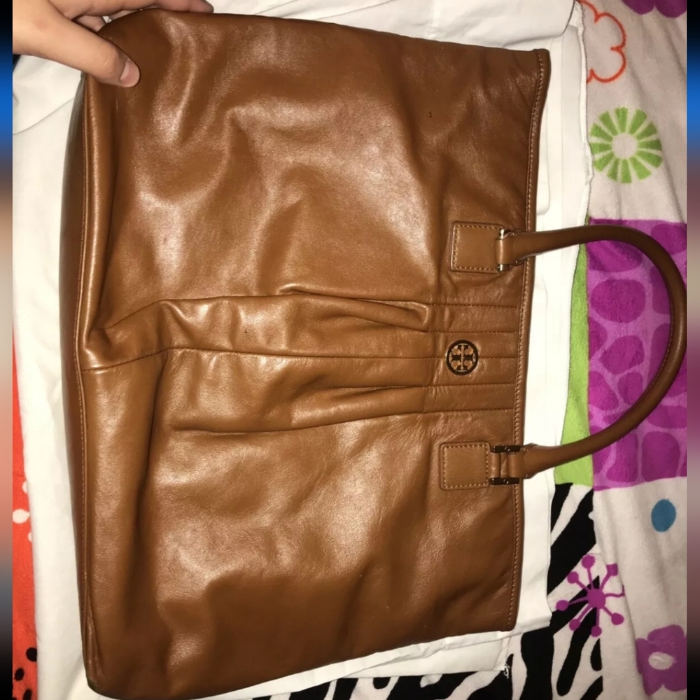 AUTHENTIC TORY BURCH GENUINE LEATHER TOTE BAG
